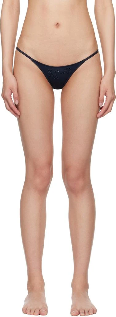 Paloma Wool Navy Sharpie Bikini Bottom 1