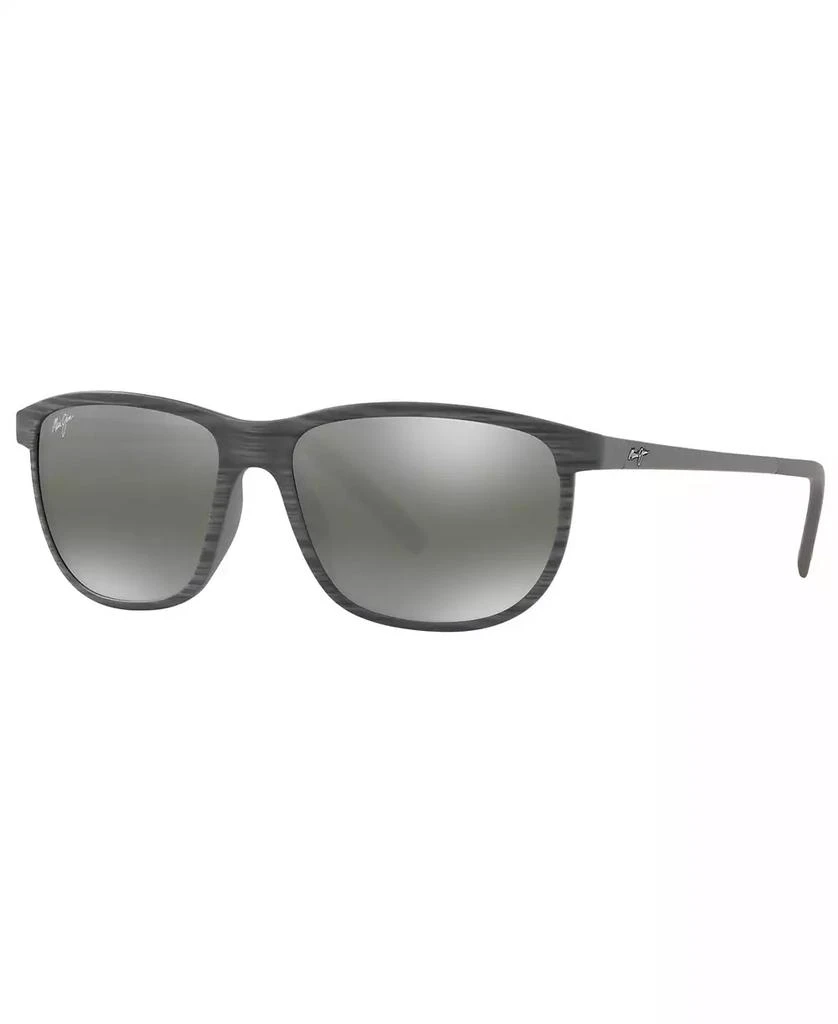 Maui Jim Unisex Dragon's Teeth Polarized Sunglasses, MJ000608 1