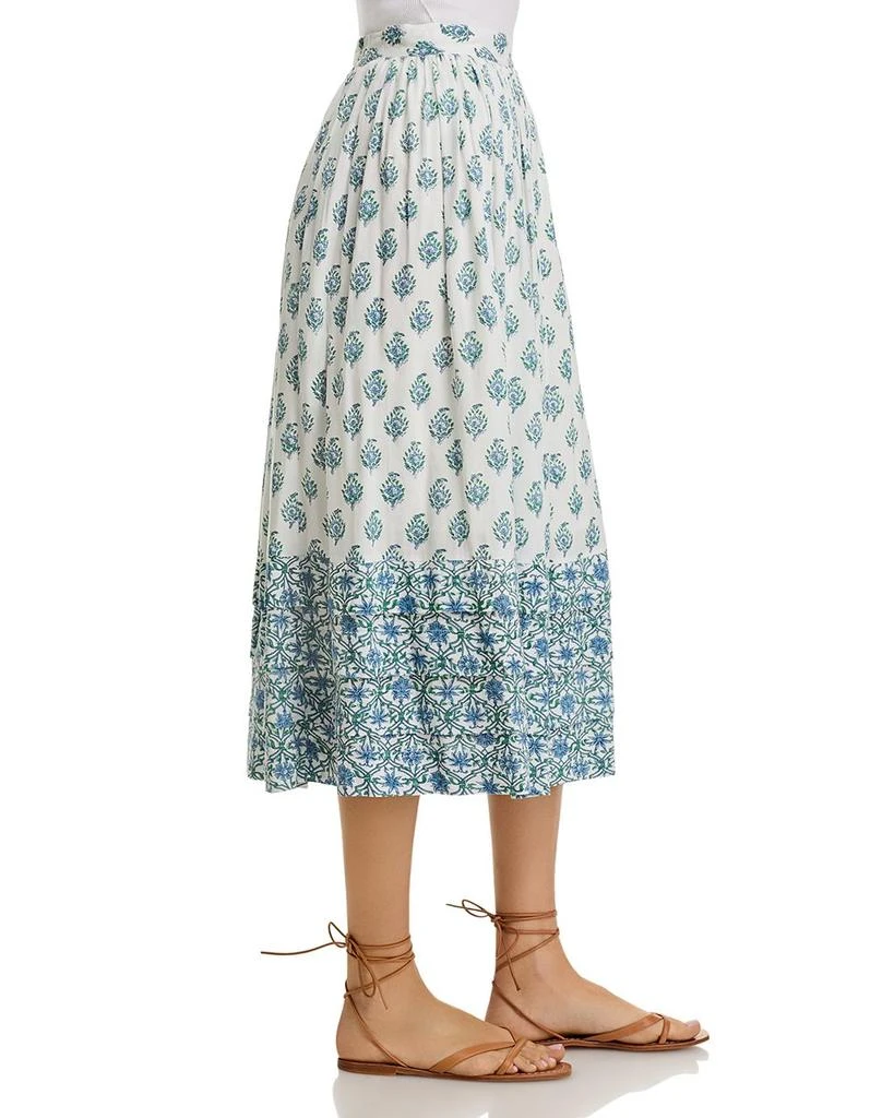 AREA Block Print Midi Skirt 4