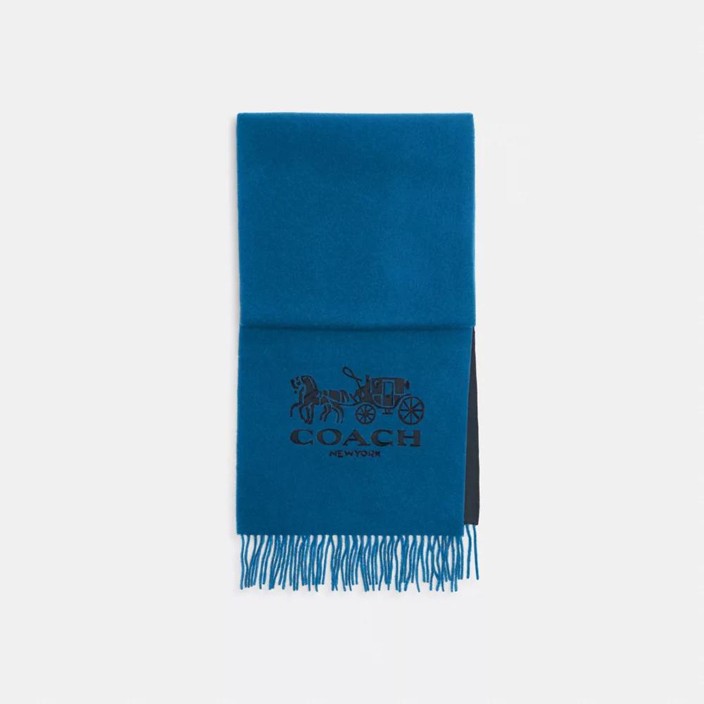 COACH® Horse And Carriage Bicolor Cashmere Muffler