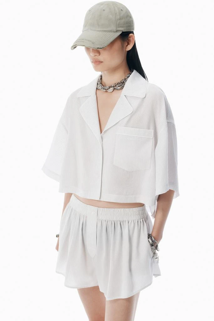 Alexander Wang White Pajama-Style Shirt 3
