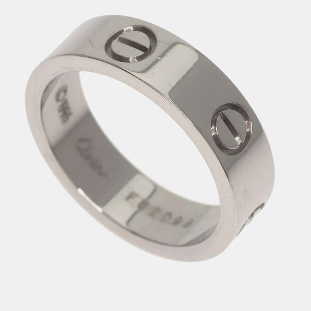 Cartier Cartier 18K White Gold Love Band Ring EU 56