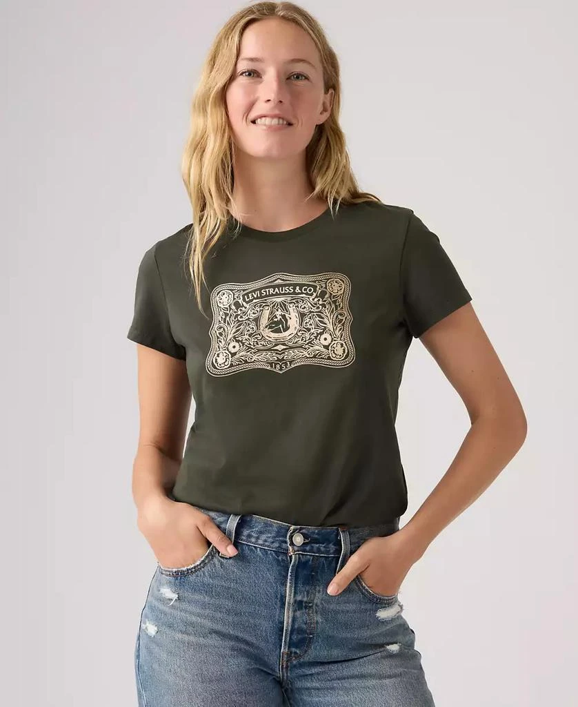 Levi's Women's Perfect Graphic Logo Cotton T-shirt 10
