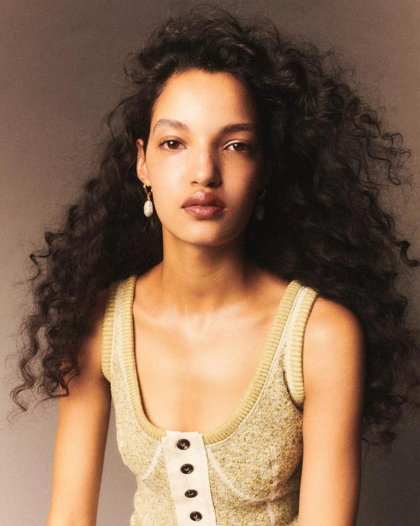 Alexis Bittar Solanales Gold Crystal Skinny Bangle Bracelet 4