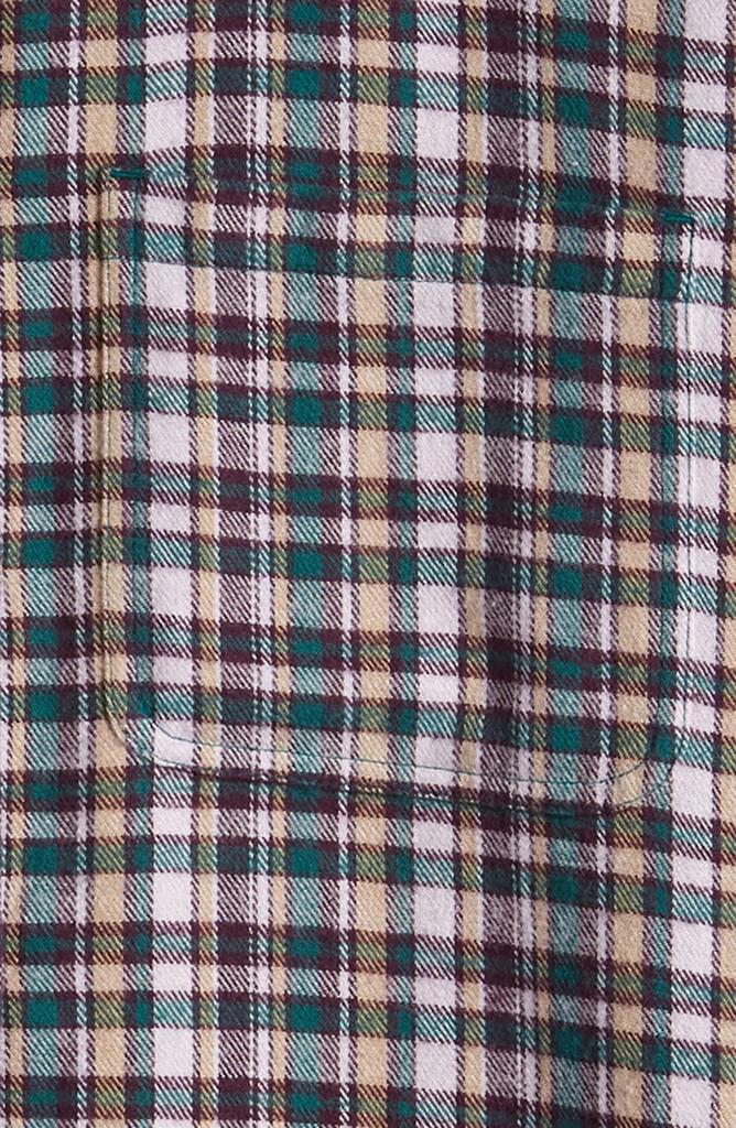 Treasure & Bond Kids' Oversize Plaid Cotton Button-Up Shirt