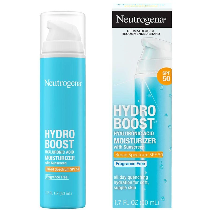 Neutrogena Hydro Boost SPF 50 Hyaluronic Acid Moisturizer 2
