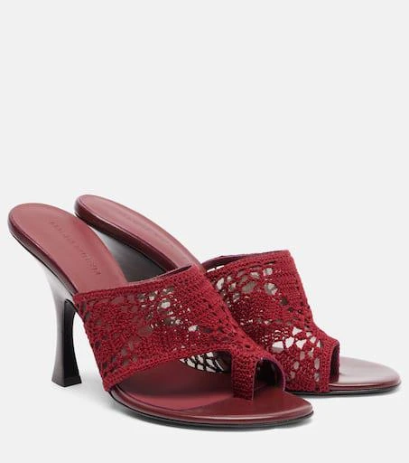 Magda Butrym Crochet thong sandals 1