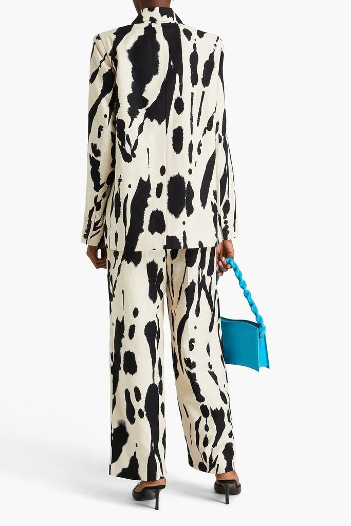Stine Goya Steely printed cotton-tweed blazer 3