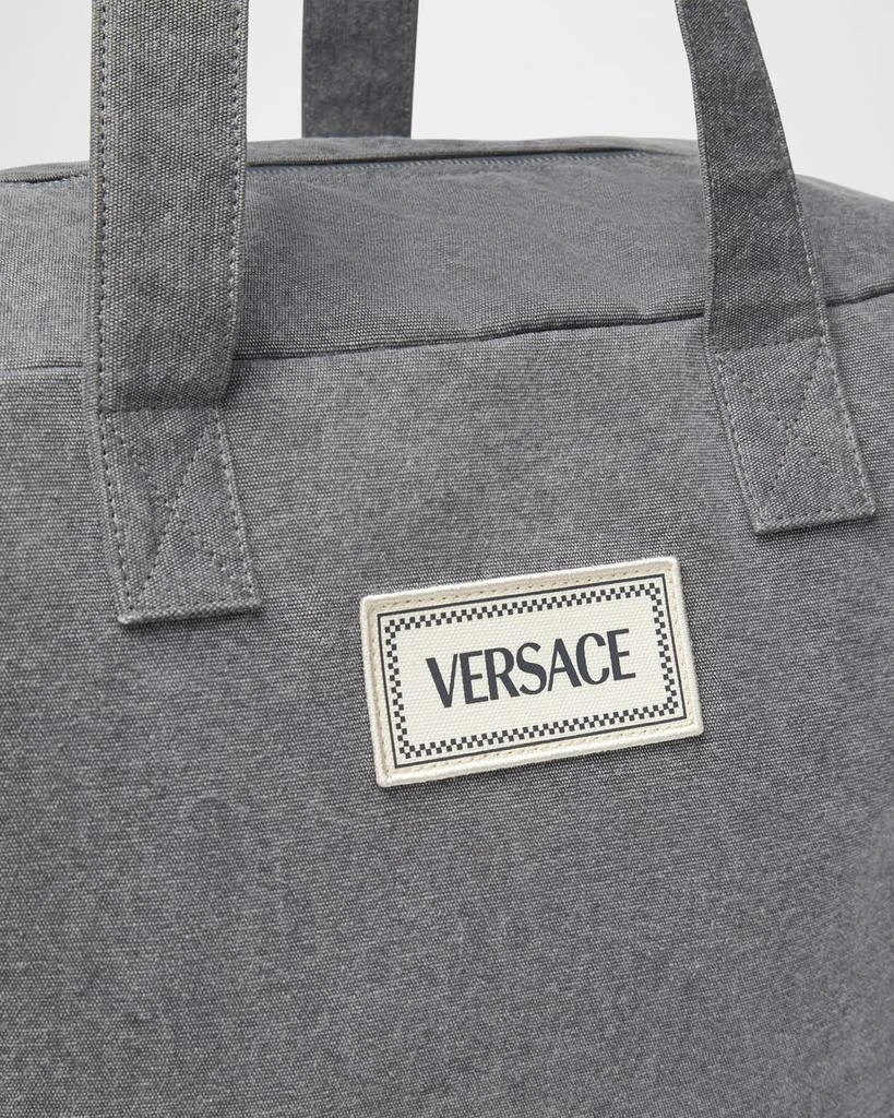 Versace Vintage Logo-Patch Diaper Bag 3