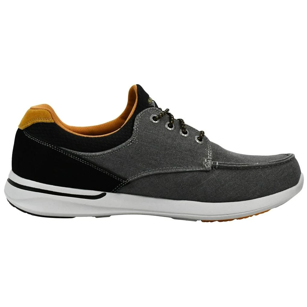 SKECHERS Men
s Mosen Boat Shoe In Charcoal