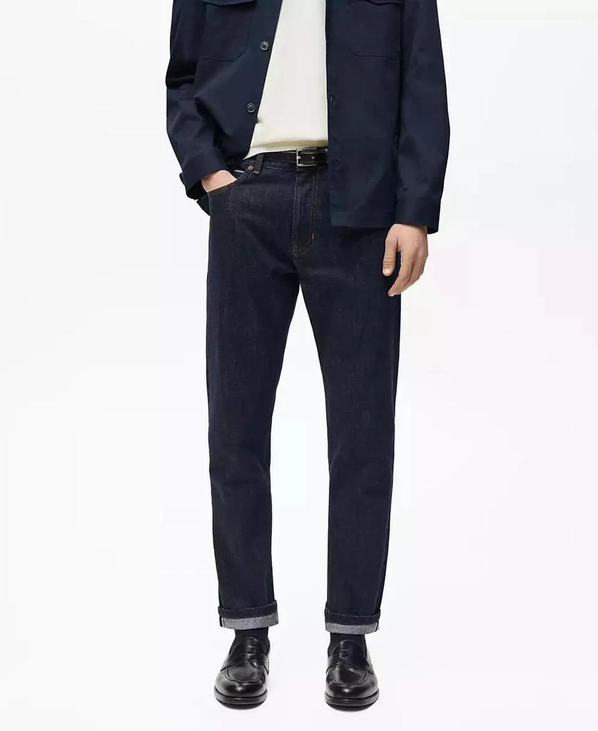Mango Men's Tapered-Fit Jeans 1