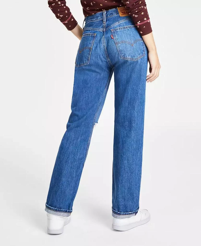 Levi's Low Pro Classic Straight-Leg High Rise Jeans 6