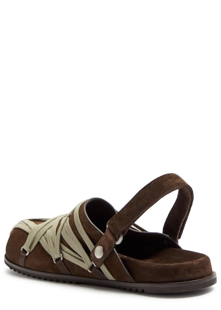 Rick Owens Mega Lace suede mules 2