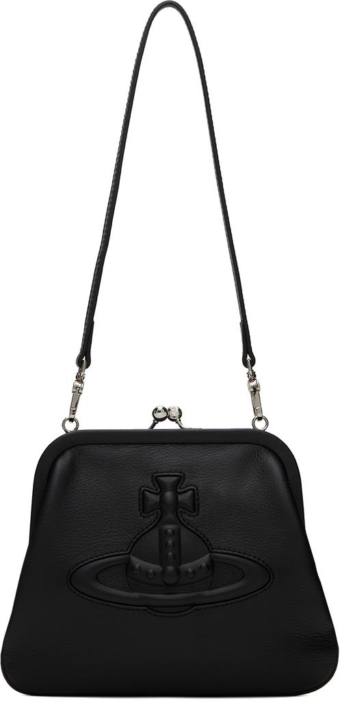 ★Vivienne Westwood★ Vivienne Clutch Tote Bag Black 4B01000 Vivienne Westwood: Women's Vivienne Clutch (Black) | DSMNY E