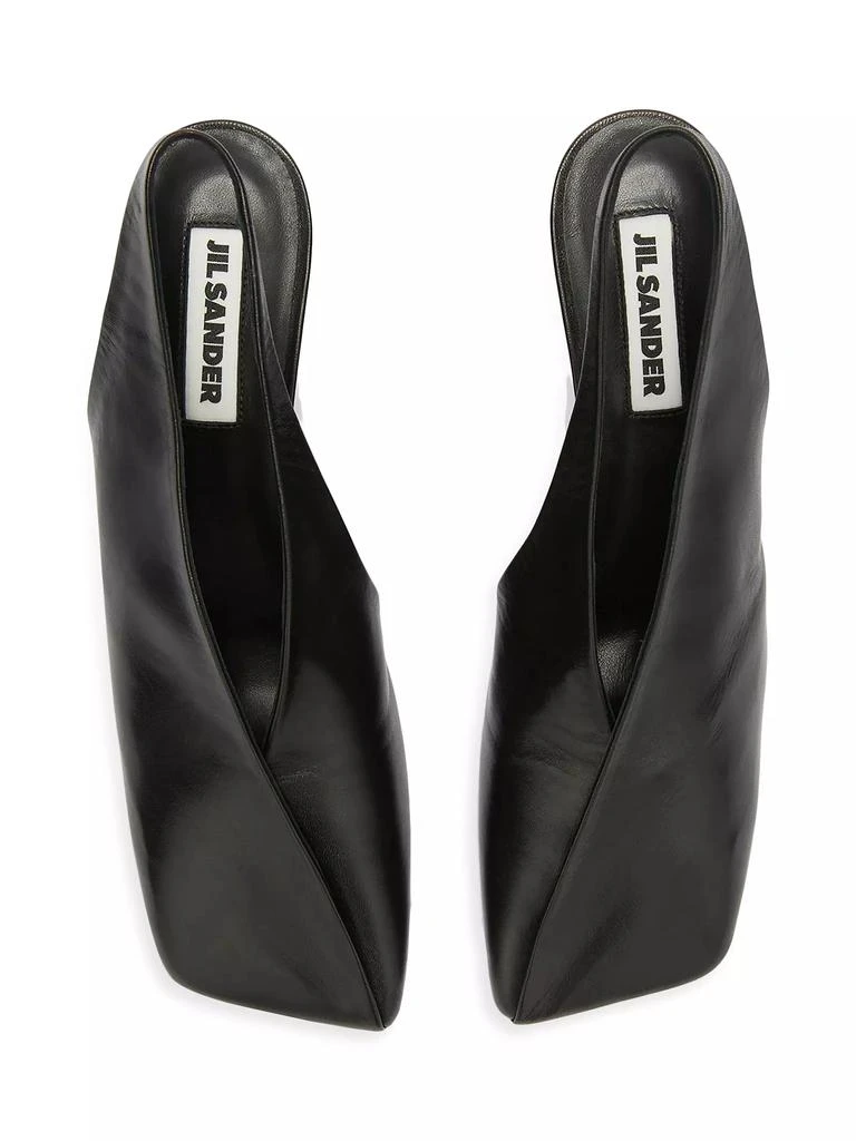 Jil Sander 65MM Leather Slingback Pumps 5