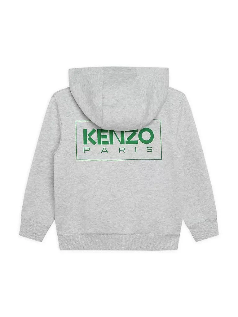 Kenzo Little Boy's & Boy's Logo Zip-Up Hoodie 3