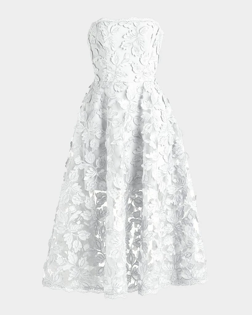 HELSI Florence Strapless Lace Applique Midi Dress 1