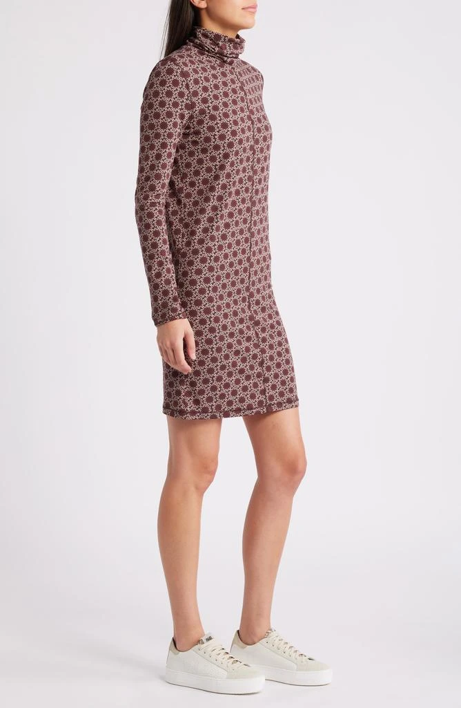 Nation LTD Astrid Floral Turtleneck Long Sleeve Dress 3