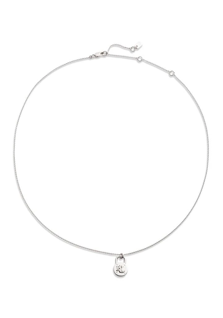 Ralph Lauren Logo Padlock Pendant Necklace