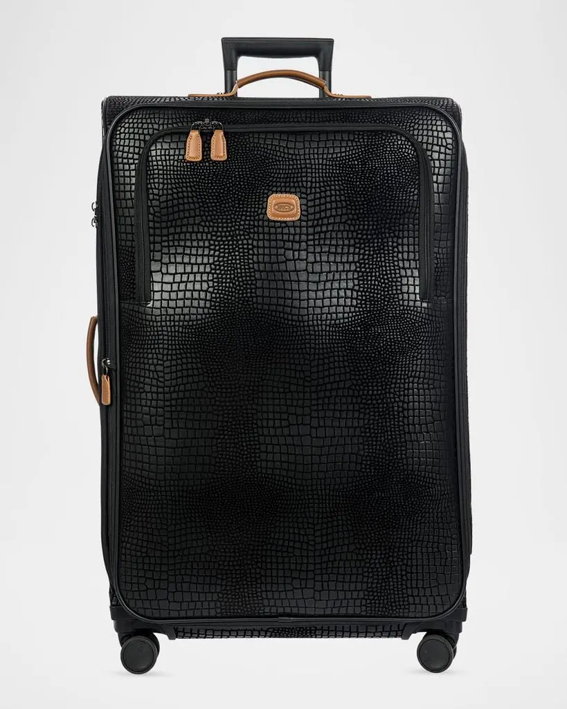 Bric's My Safari 30" Croc-Embossed Expandable Check-In Spinner Suitcase