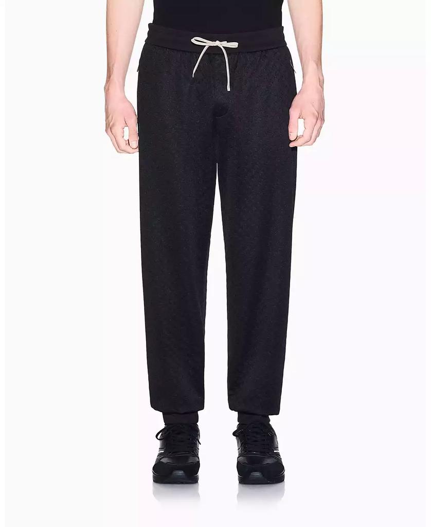 Armani Exchange Men's Jacquard Allover Logo Jogger