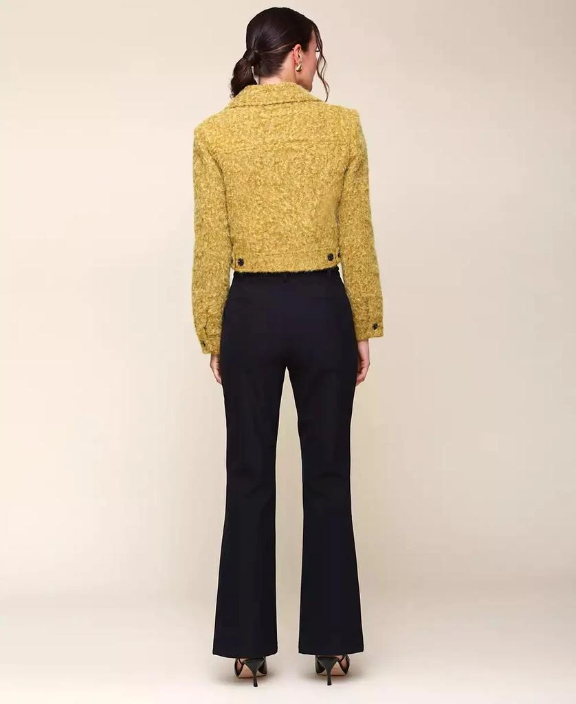 Avec Les Filles Women's Pintuck Kick-Flare Pants 7