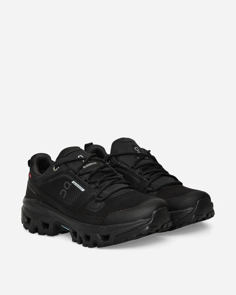On Men's Cloudrock Low WP Sneakers Black 2