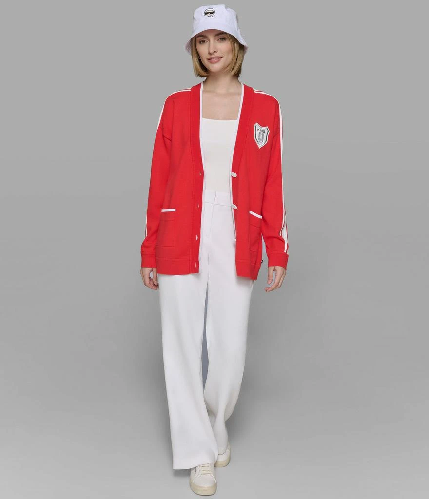 Karl Lagerfeld Paris KARL VARSITY CARDIGAN 6