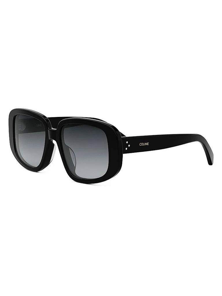 Celine Three Dots 55MM Geometric Sunglasses 1