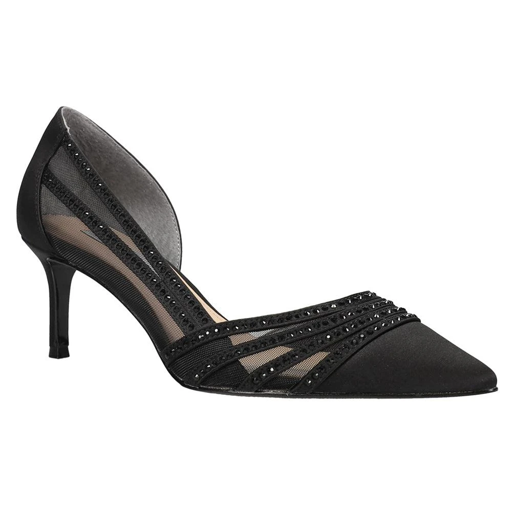 Nina Noreen Rhinestone Pointed Toe Wedding Pumps 2