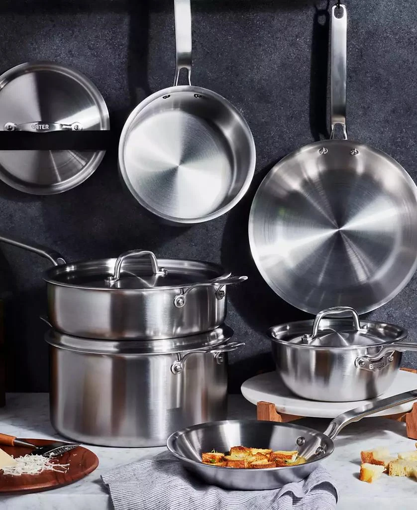 Heritage Steel X Eater 5-Ply Stainless Steel 10-Piece Cookware Set 9