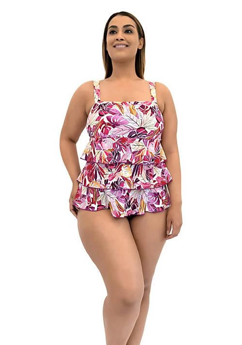 Fit 4 U 4 U Fit 4 Ur Tummy Kapalua Mastectomy 3 Tier Bandeau Top 1