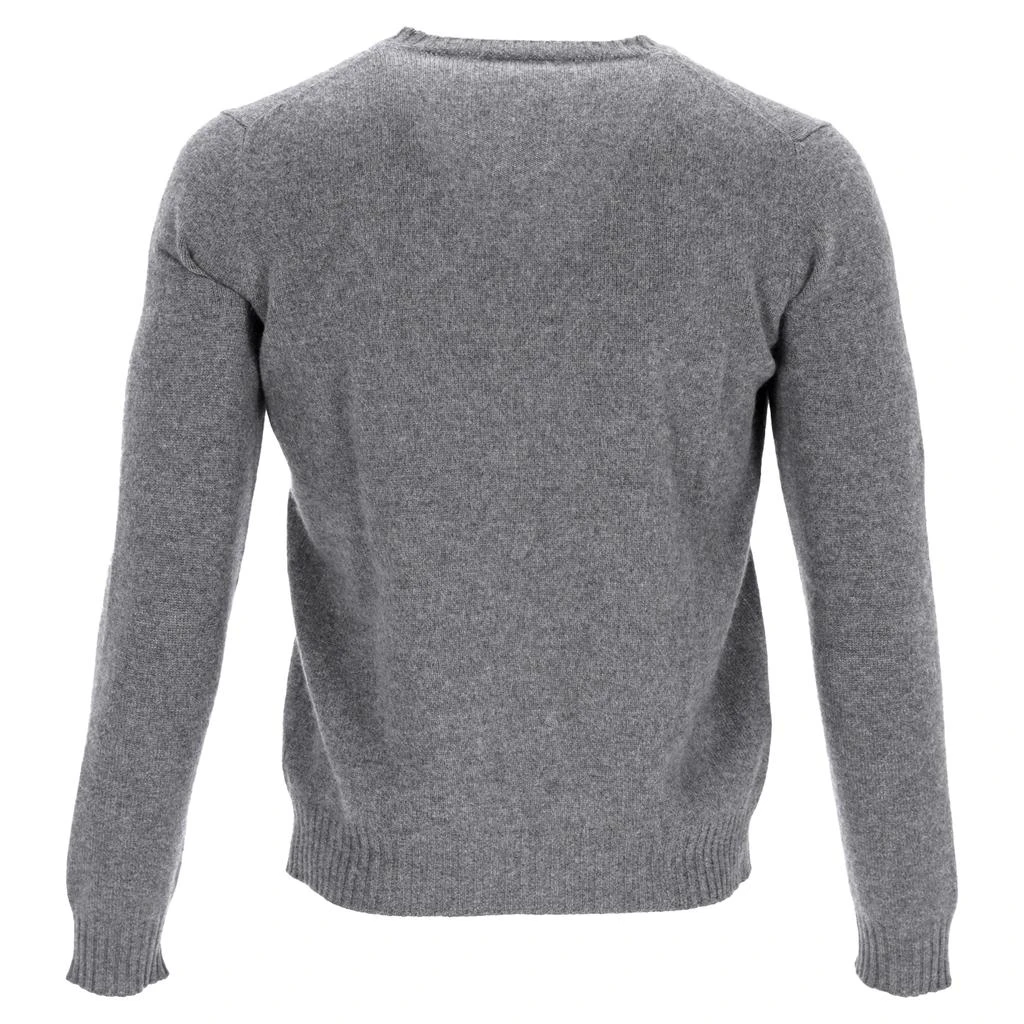 Prada V-Neck Pullover in Grey Wool 3
