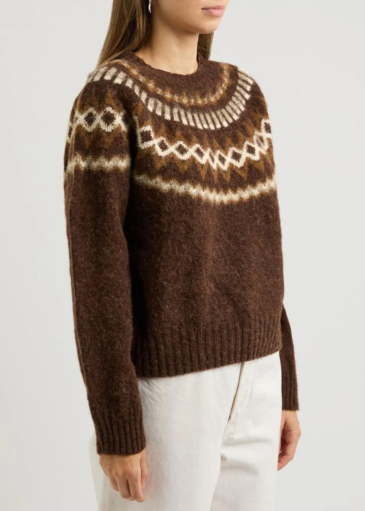YMC YOU MUST CREATE Jets Fair Isle wool jumper 2