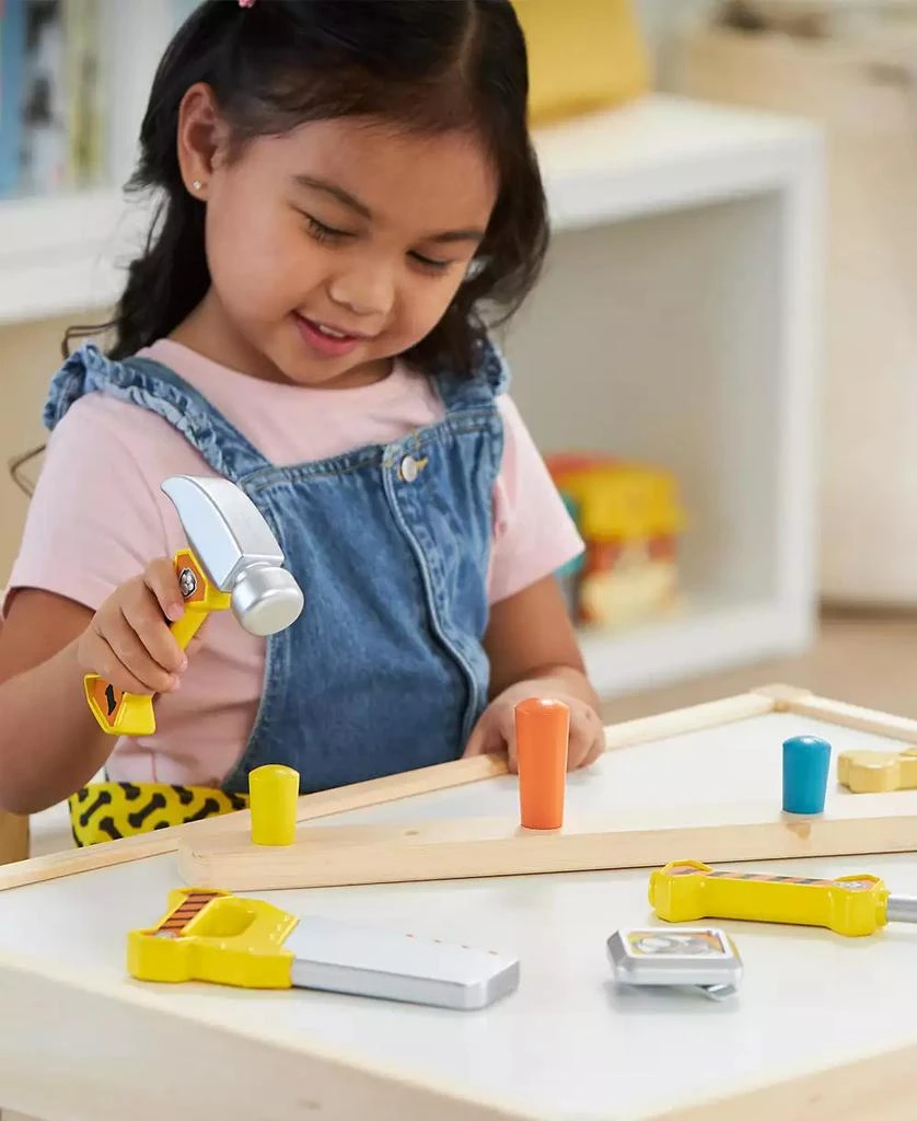 Rubble & Crew Rubble's Construction Tool Belt, with 6 Piece Kids Tool Set 9