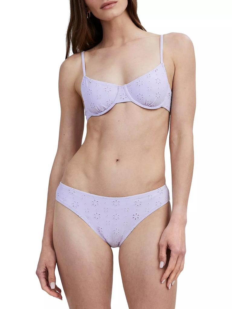 Solid & Striped The Daphne Eyelet Underwire Bikini Top