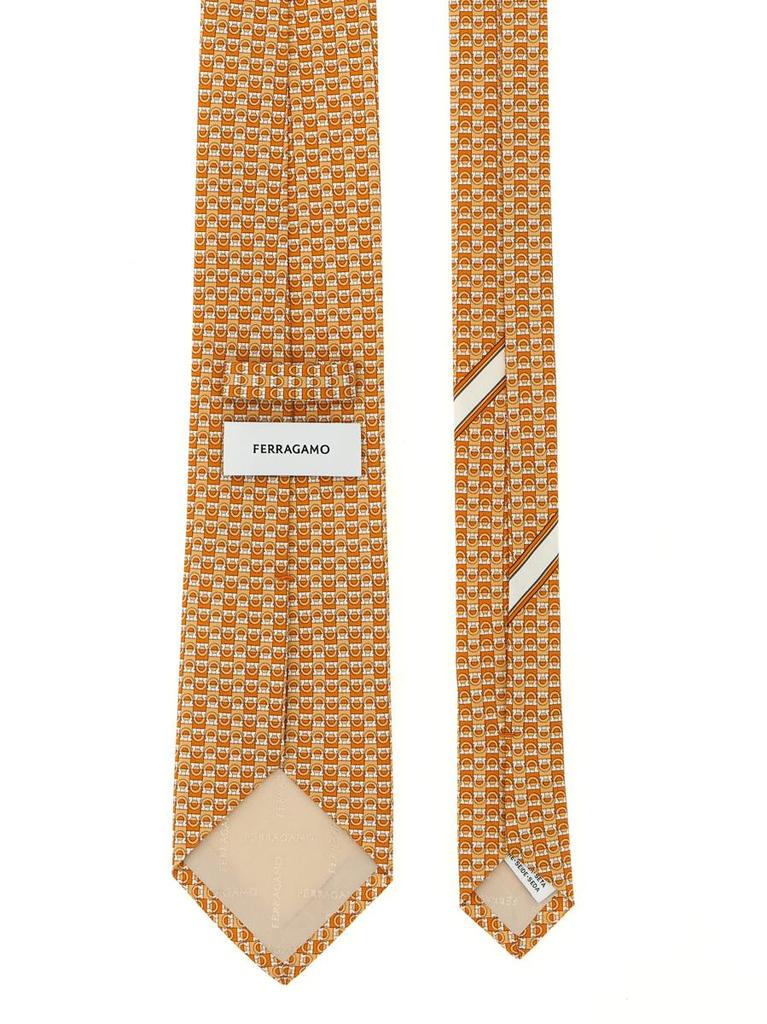 Salvatore Ferragamo Salvatore Ferragamo 'Gancini' Print Tie