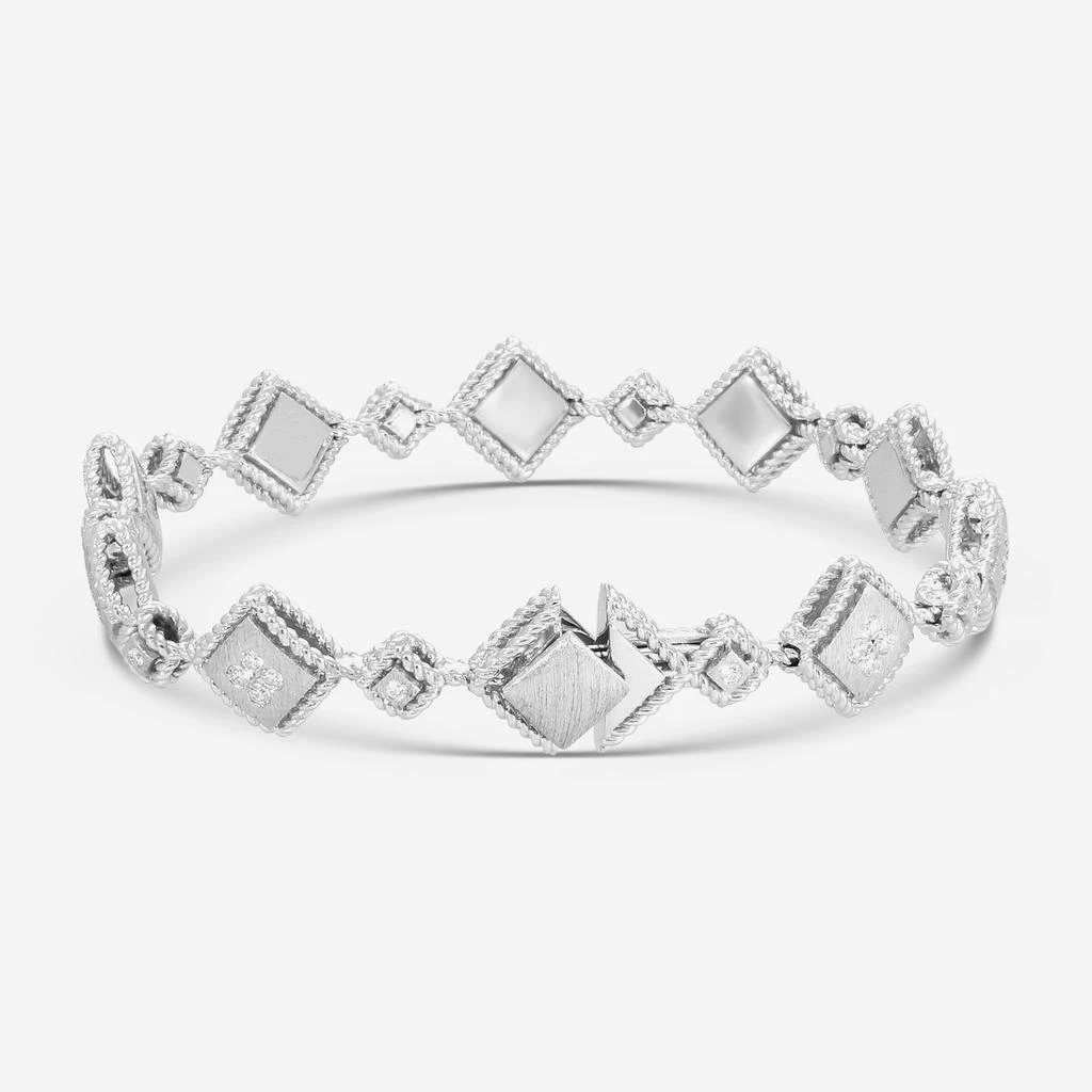 Roberto Coin Roberto Coin Palazzo Ducale 18K White Gold Diamond Bangle Bracelet 7772791AWLBX 3