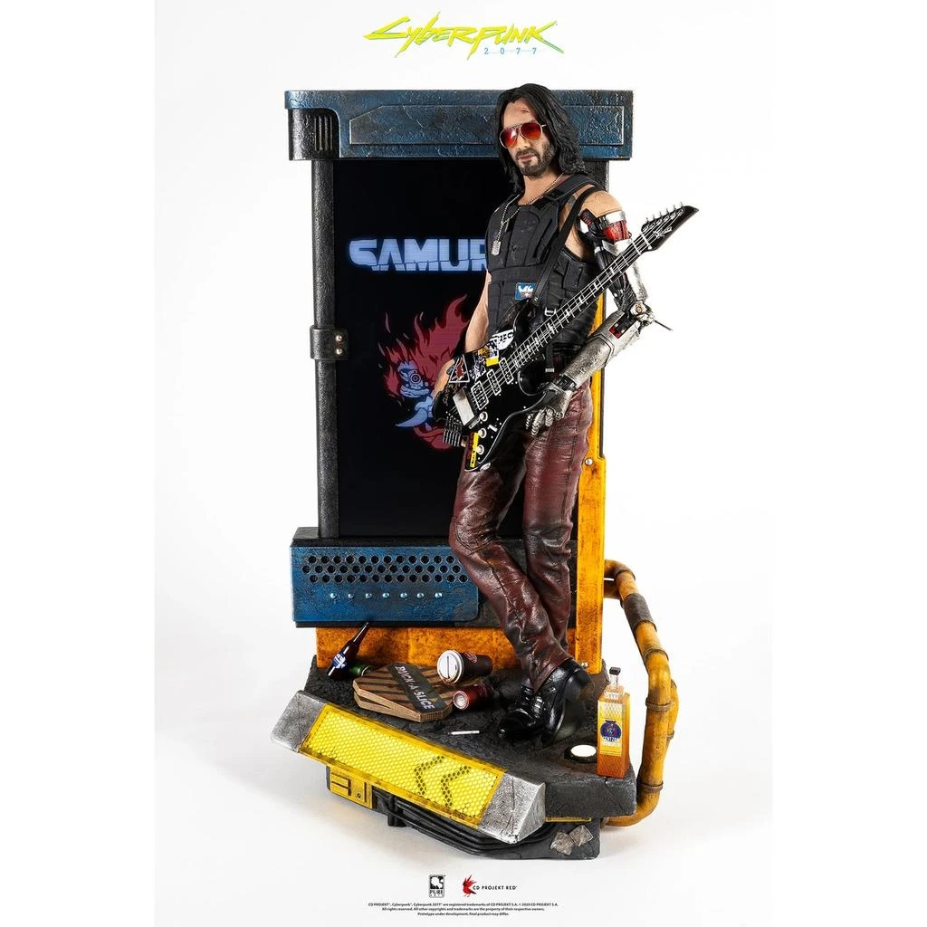 undefined PureArts Cyberpunk 2077 Johnny Silverhand 1/4 Scale Exclusive Statue 1