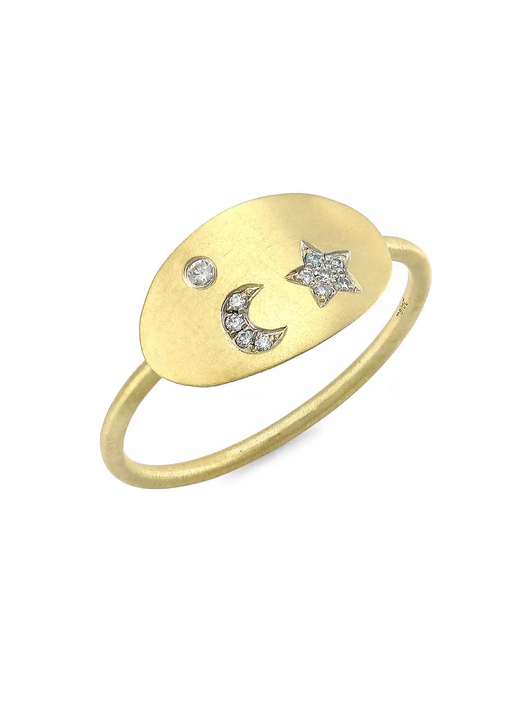 Meira T 14K Yellow Gold &amp; Diamond Celestial Ring