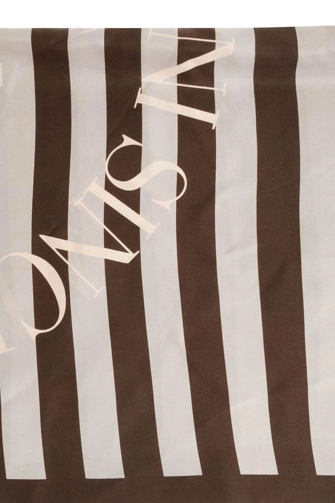 Emporio Armani Emporio Armani Logo Printed Fringed Scarf 2