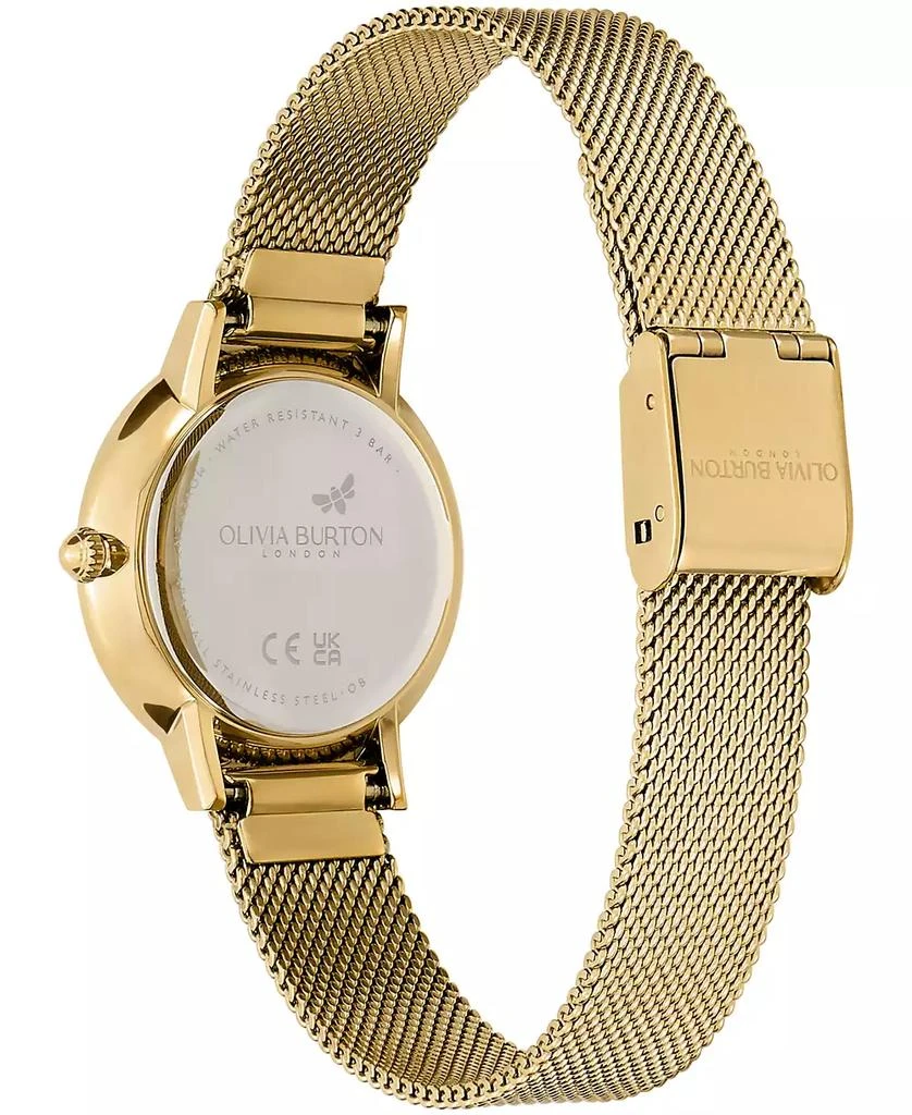Olivia Burton Women's Signature Butterfly Gold-Tone Stainless Steel Mesh Watch 35mm 9