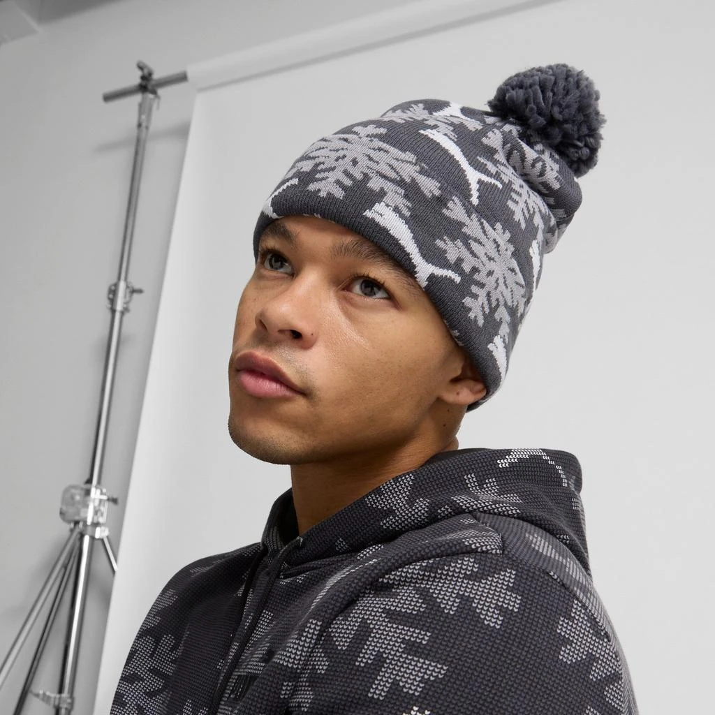 Puma PUMA Fair Isle Winter Pom Pom Snowflake Beanie 2