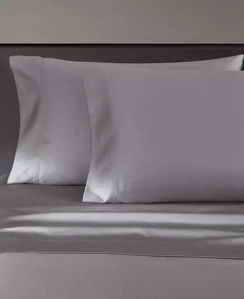 Vera Wang Solid 800 Thread Count Cotton Sateen 4 Piece Sheet Set, King