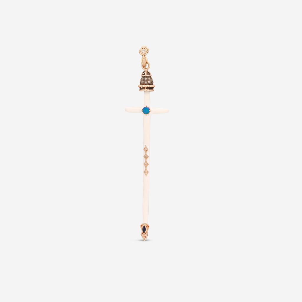 Armenta Armenta Rose World 14K Rose Gold & Grey Sterling Silver Enhancer 17543