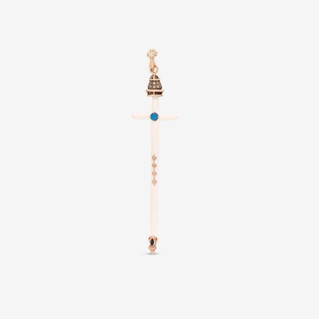 Armenta Armenta Rose World 14K Rose Gold & Grey Sterling Silver Enhancer 17543 1