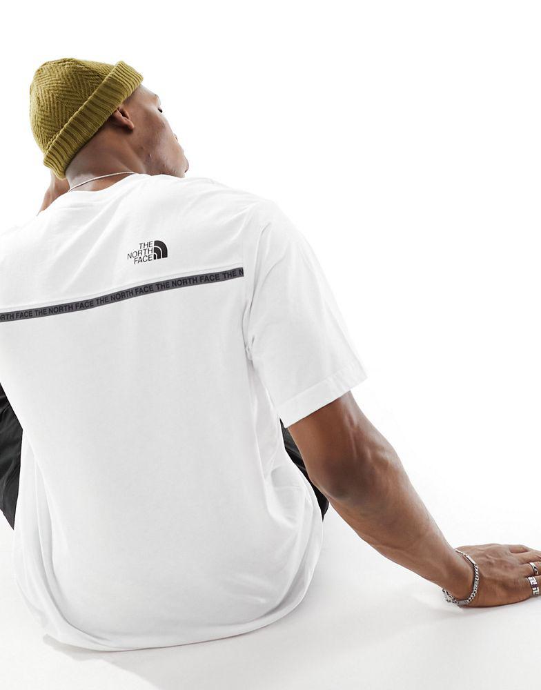 The North Face The North Face Zumu taped logo t-shirt in white