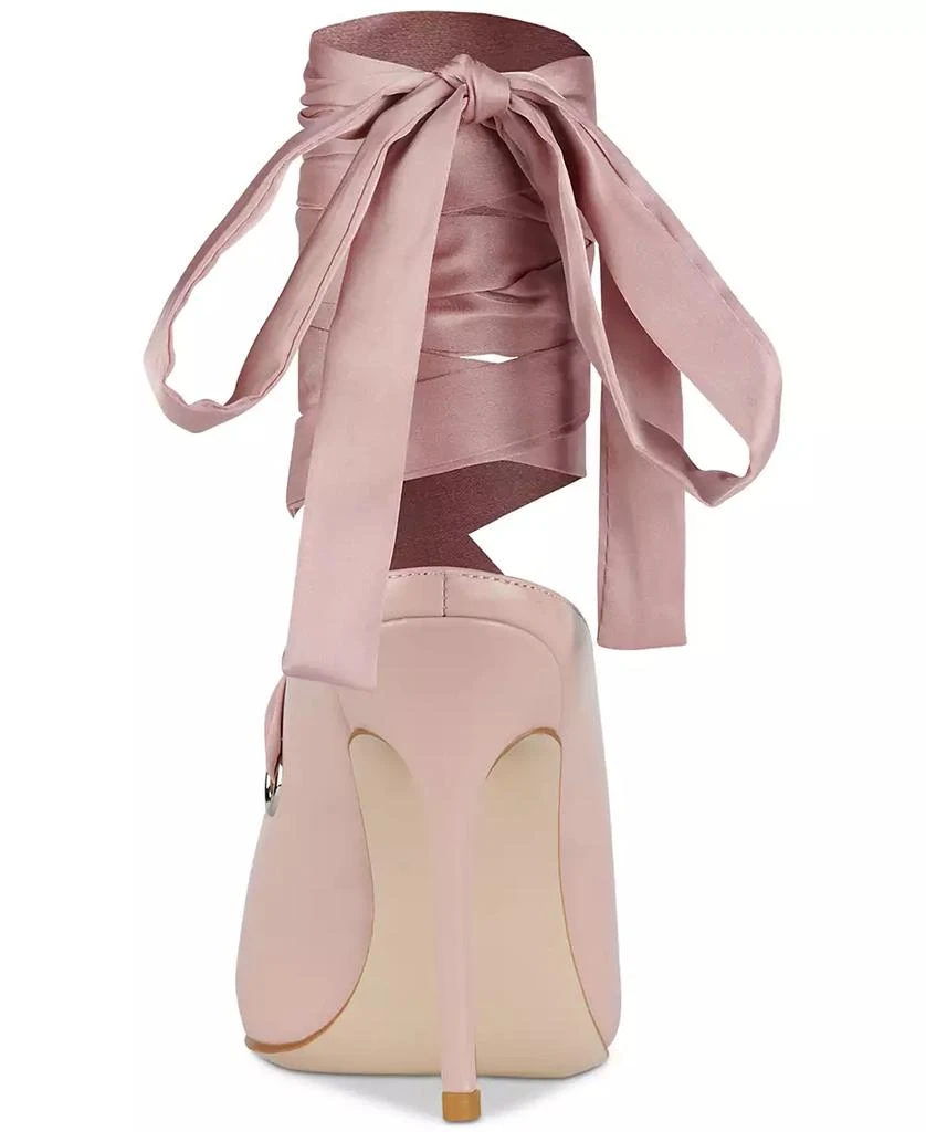 Jeffrey Campbell Women's Grateau Sculpted High-Heel Lace-Up Mules 3