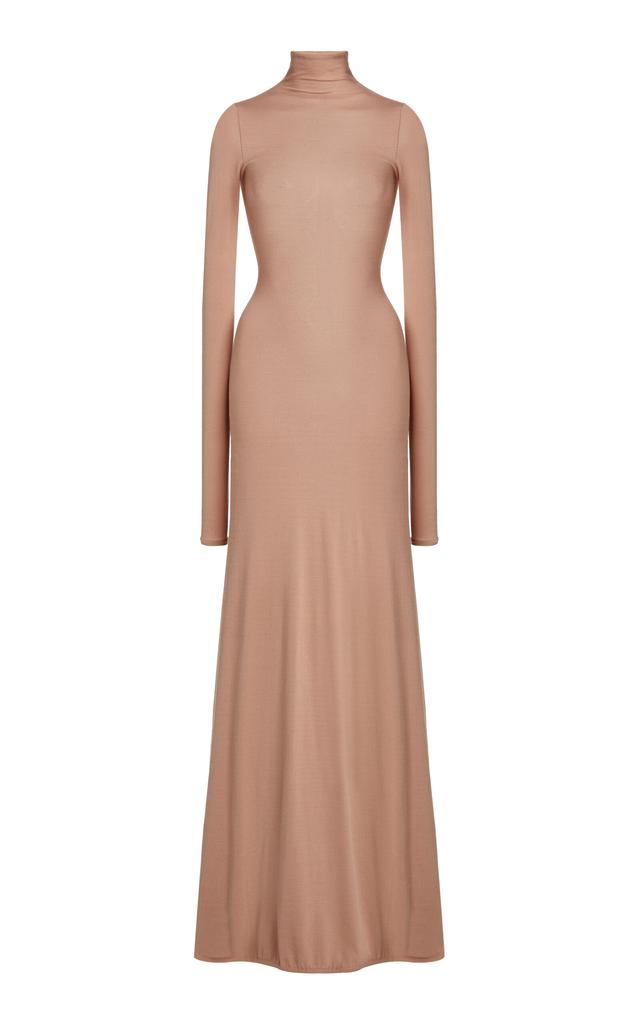 【 BALENCIAGA 】 Maxi ドレス Maxi Dress in Brown BALENCIAGA Women's Maxi Dress in Brown | REVERSIBLE