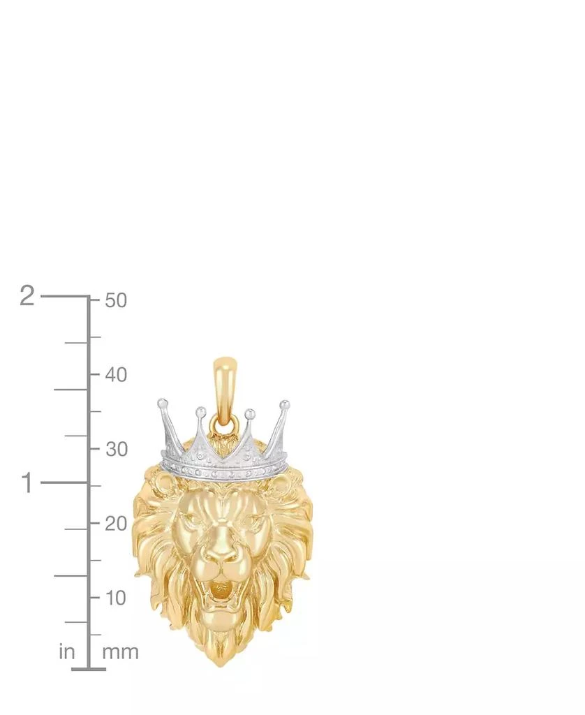 Macy's Lion Head Pendant in 10k Yellow Gold 3